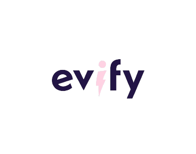 Evifly logo – udbyder af ladebokse til elbiler med smart og fleksibel opladning