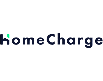 Homecharge logo tidligere udbyder af ladebokse til elbiler